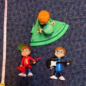 Alvin and the Chipmunks Toy Set - Red, Green, Blue